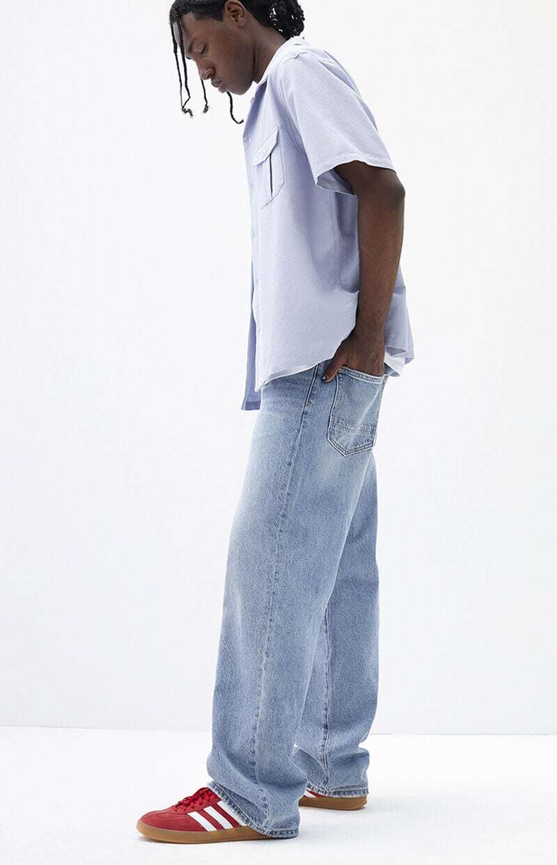 Medium Indigo Baggy Jeans